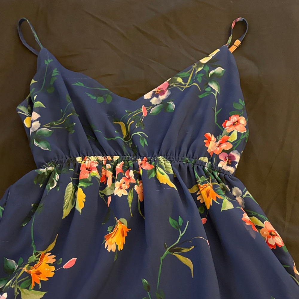Yumi Kim Darling Tiered Maxi Dress Symphony Navy Color-XS - Picture 5 of 16